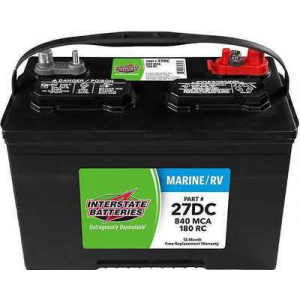 interstate group 27 deep cycle battery